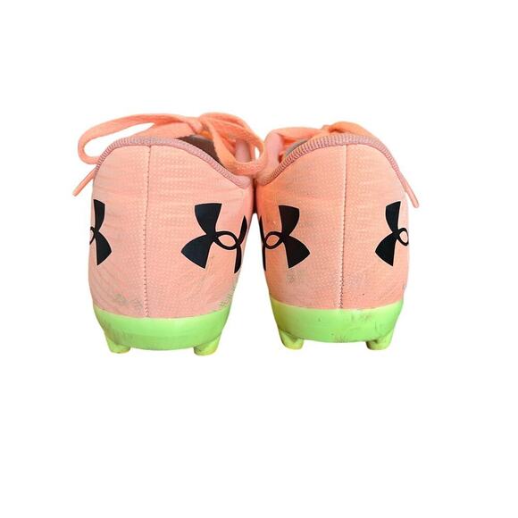 Kids Under Armour Youth Shadow Select 2 Jr Soccer Cleat Boys Size 5, Orange/Pink - Picture 4 of 7